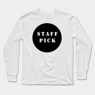 VHS Rental Staff Pick Long Sleeve T-Shirt